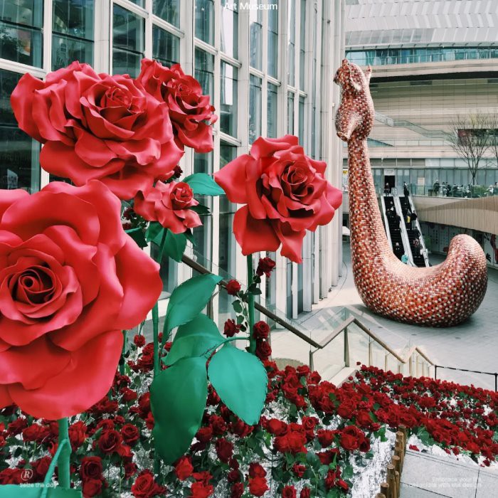 Valentini päevapaberi lill